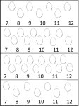Learn numbers up to 12 – dinosaur worksheets