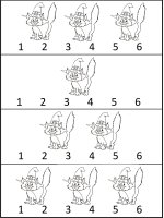 Learn numbers 1, 2, 3 and 4 – Halloween worksheets
