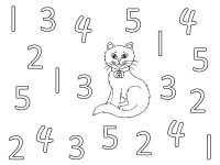 Cat Numbers – Color The Numbers