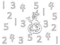 Ghost Numbers – Color The Numbers