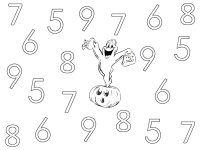 Ghost Numbers – Color The Numbers