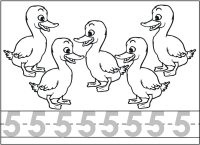 5 ducks worksheet