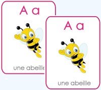 French Memory Game for Kids.