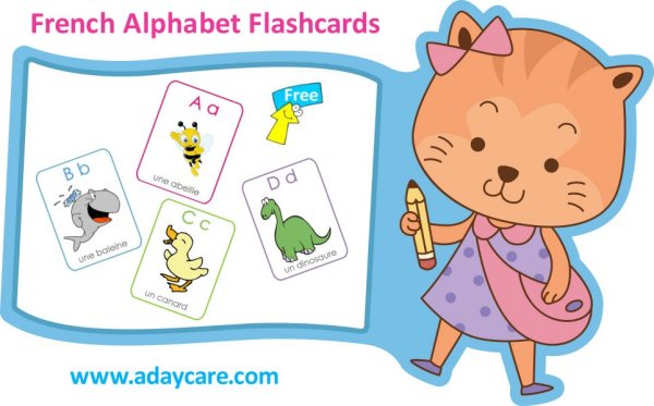 French Alphabet Flashcards