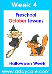 Preschool Lesson Plans – Halloween Week