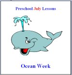July Preschool Curriculum Ocean Week Theme