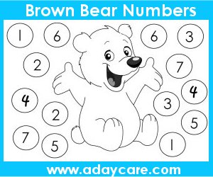 Color theme preschool math number activity