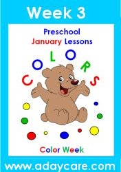 Color Theme preschool lesson plans
