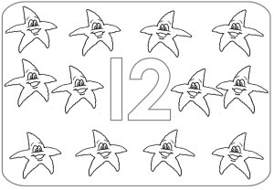 12 Starfish Count and Color