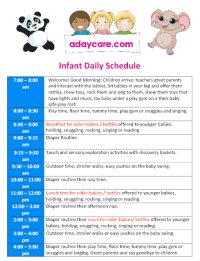 Download Infant Daily Schedule PDF