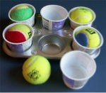 Fine Motor Sensory Activity - Sort The Balls In The Muffin Tin