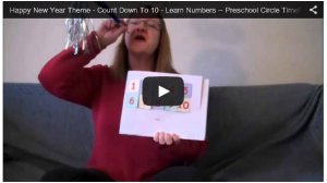 Happy New Year Video - Count backwards 10 to 1 with Staci