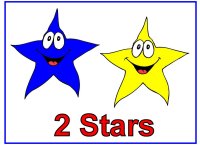 Toddler Shape Display – two stars