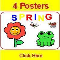 Toddler April curriculum includes 4 themed posters