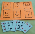 Match up cards by number