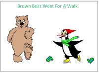 Brown Bear went for a walk – print out