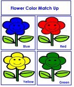  Flower Color Match Up Game