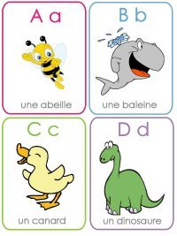 Free French Alphabet Flashcards For Kids