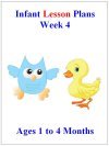 August Infant Lesson Plans For Babies 1 to 4 months  Week 4