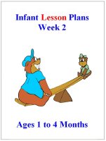 September Infant lesson plans for ages 1 to 4 months week 2