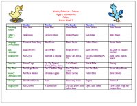 March Infant curriculum calendar for March for ages 6 to 9 Months
