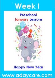 January Preschool Curriculum – New Year Theme Lesson Plans