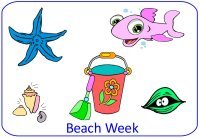 Preschool Beach Theme Poster