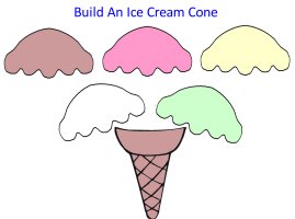 Build an ice cream cone for storybook week