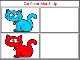 Cat Color Match Up Game