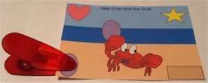 Crab Shape Cards