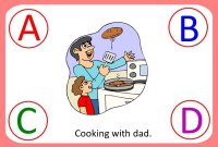 Fathers day cards – letter match up