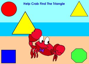 Help Crab find the triangle