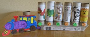 February curriculum Preschool Transportation Theme Jungle Number Train