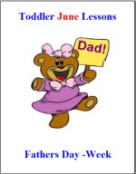 Toddler Lesson Plans – Week 2 – Fathers Day Theme