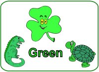 Toddler Color Display – Color Green
