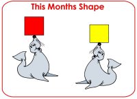 Toddler Shape Display – Red square
