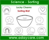 Science lucky charms sorting cereal