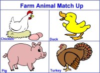 Farm Animal Match Up