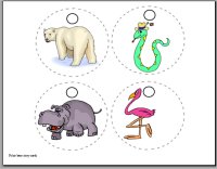 Polar bear story cards for babies ages 6 to 9 months, storybook week for December week 1
