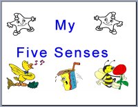 Preschool February Curriculum 5 Senses Theme Poster