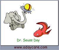 March Preschool Curriculum Dr. Seuss Theme One Day Free Sample