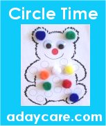 Teddy Bear Theme Circle Time Pompom Game