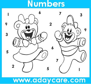 Teddy bear theme math numbers