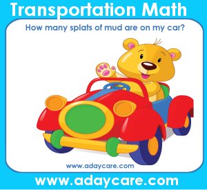 Transportation Theme preschool Math