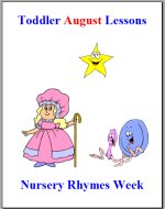 Toddler Lesson Plans for August – Week 2 – Nursery Rhymes Theme