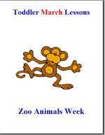 Toddler Lesson Plans for March – Week 4 – Zoo AnimalTheme
