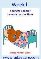 Young Toddler January Hibernation Theme