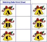 Matching Bells Work Sheet