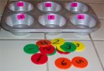 Preschool Muffin Tin Numbers