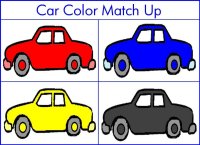 Toddler Transporation Theme – Match Up Cars By Color
